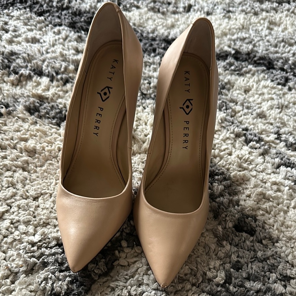 Katy Perry Collections Tan Stiletto Heels
